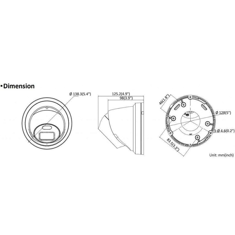 Bewakings Camera'S Diiiz Ip-Turret-Camera'S | Torentje Beveiligingscamera Hikvision Ds-2Cd2387G2-Lu-2,8 Mm Colorvu 8Mp