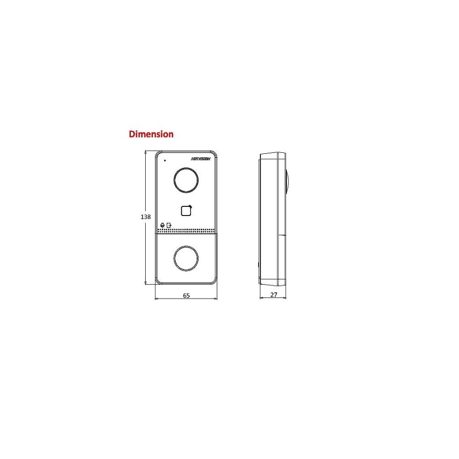 Bewakings Camera'S Diiiz Ip Poe-Oplossingen | Hikvision Ip-Video-Intercomkit - Schijnbaar. Dskis603P