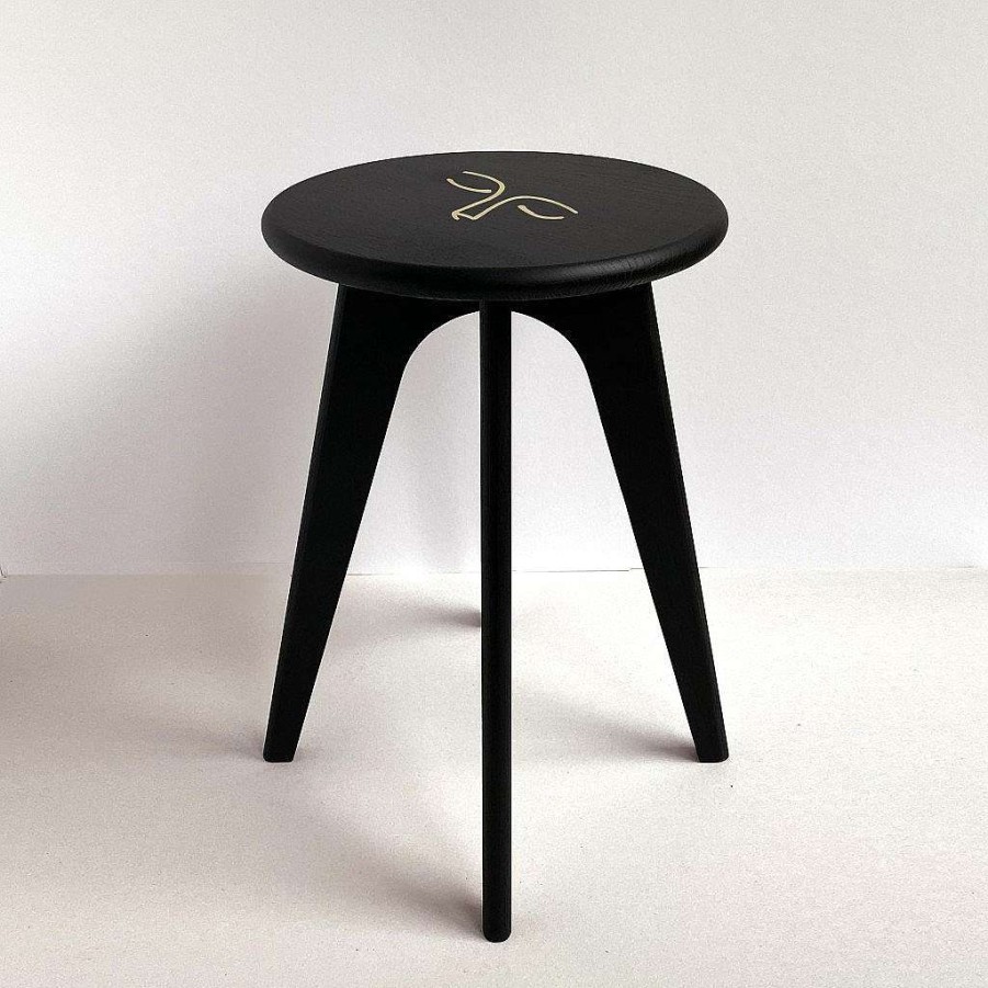 Stoelen Diiiz Poefjes En Voetenbankjes | Assy Lage Kruk - Mlle Jo