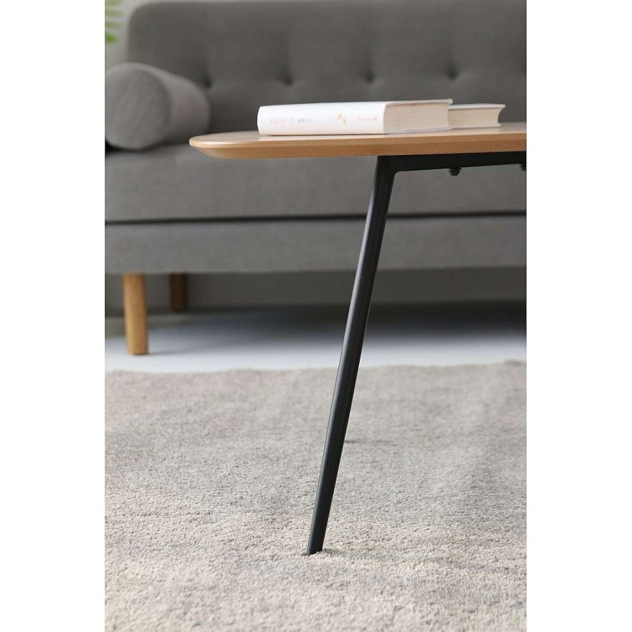 Tafels Diiiz Salontafels | Houten En Metalen Lage Tafel - Alphonsa