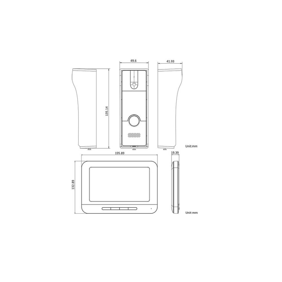 Bewakings Camera'S Diiiz Ip Poe-Oplossingen | Analoge Set 4-Draads Kabelhikvision Dskis202T