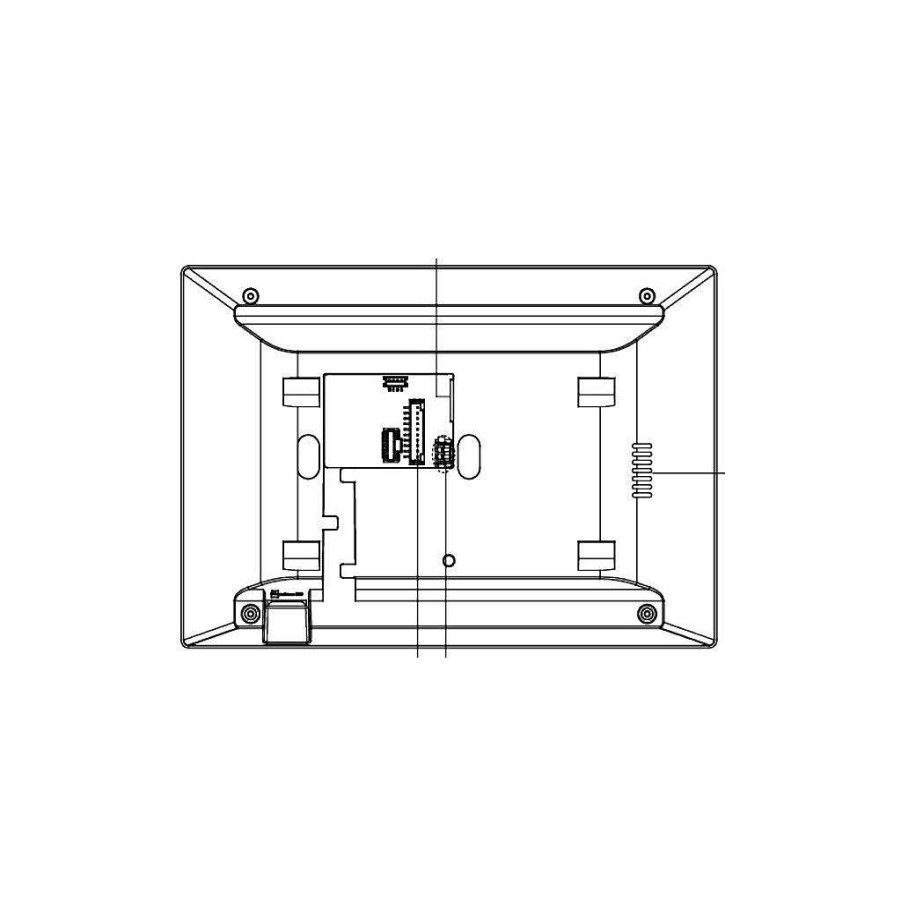 Bewakings Camera'S Diiiz 2-Draads Oplossingen | Tweedraads Binnenstations Touchscreen 7 Inch Hikvision Ds-Kh6320-Wte2