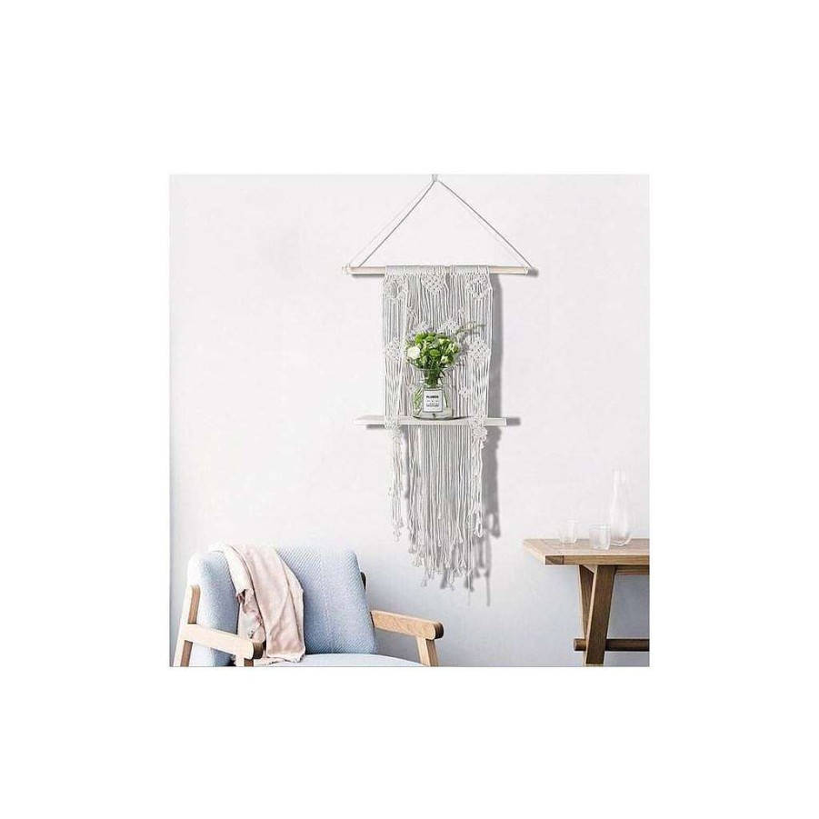 Decoratie Diiiz | Macrame Plank Ecru Boheemse Stijl